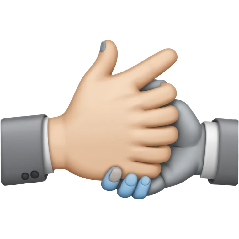 emoji of Handshake with a Slash (broken handshake) emoji