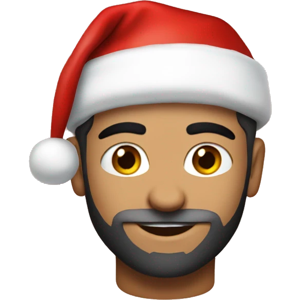 zayn with santa hat emoji