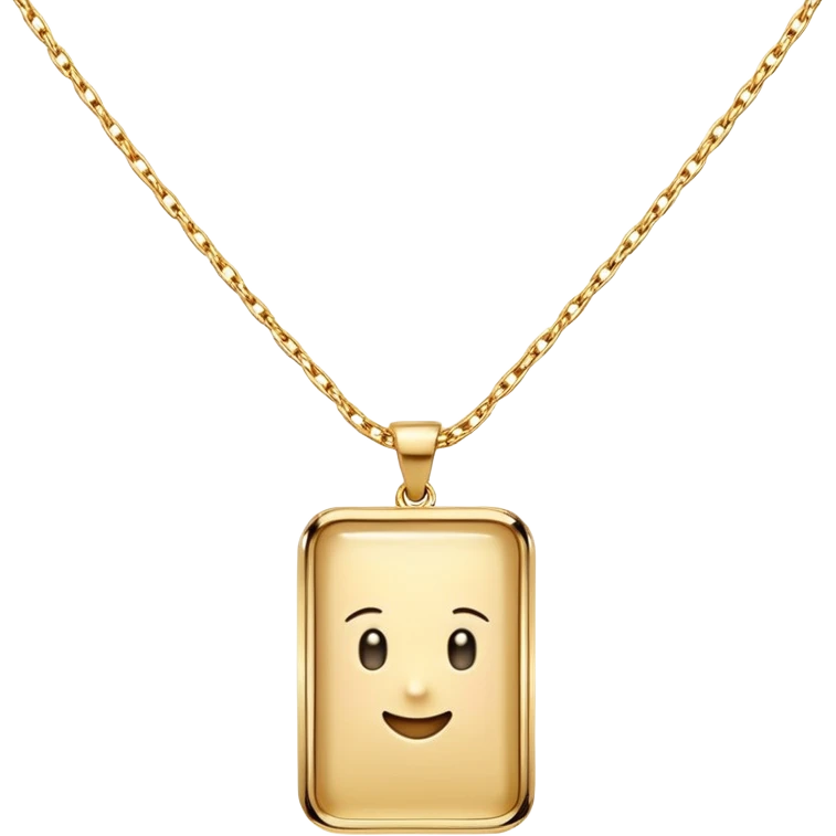 rectangle necklace  necklace  emoji