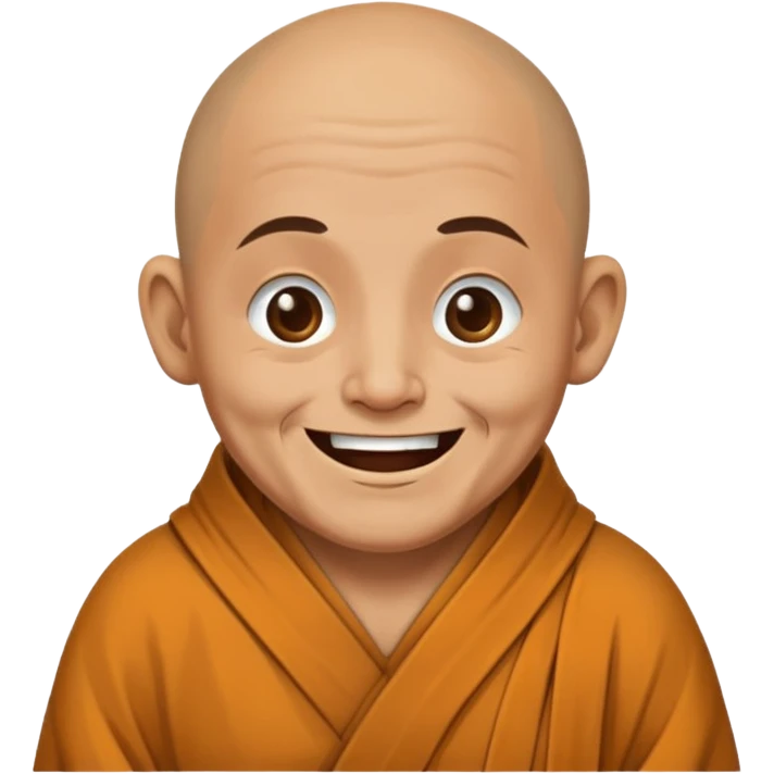 Drunken monk emoji
