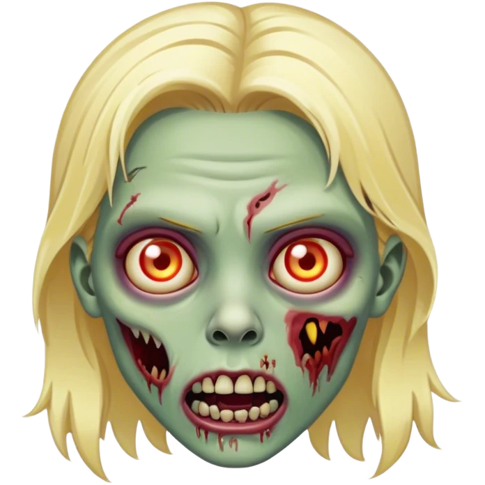 zumbi loira emoji