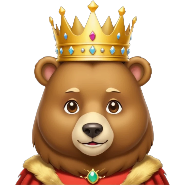 Queen bear emoji
