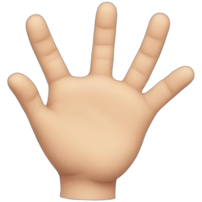 hand with 10 fingers emoji