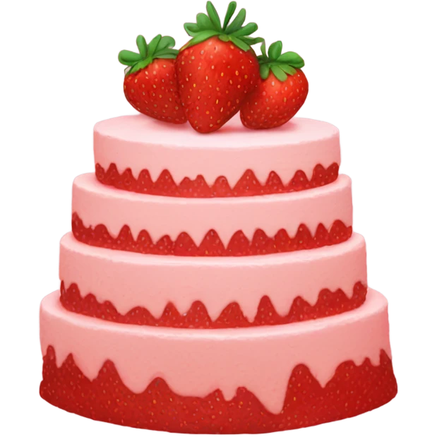 cake strawberry ucapan happy new year emoji
