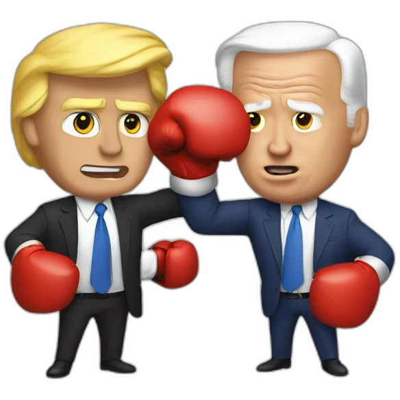 Trump and Biden Boxing emoji