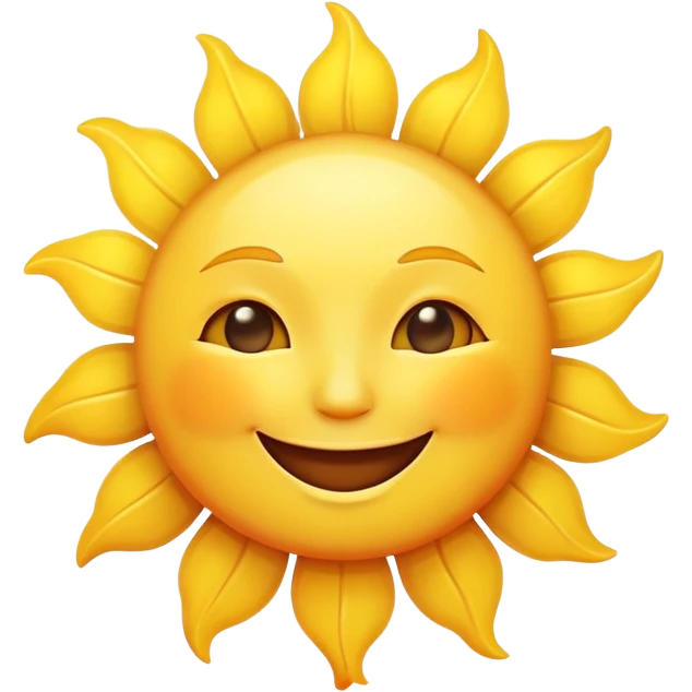 smiling sun emoji