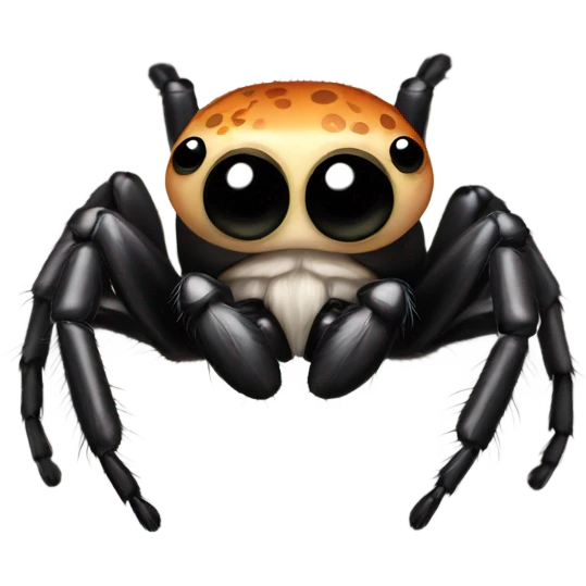 Cute regal Jumping spider emoji