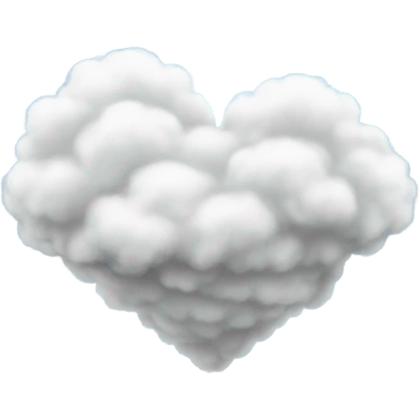 A cloud heart emoji