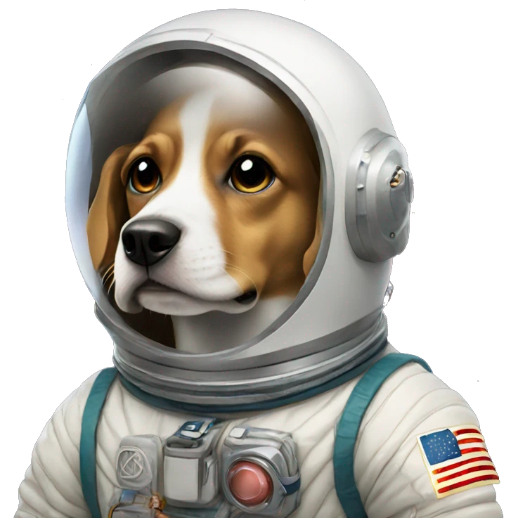 dog in spacesuit emoji