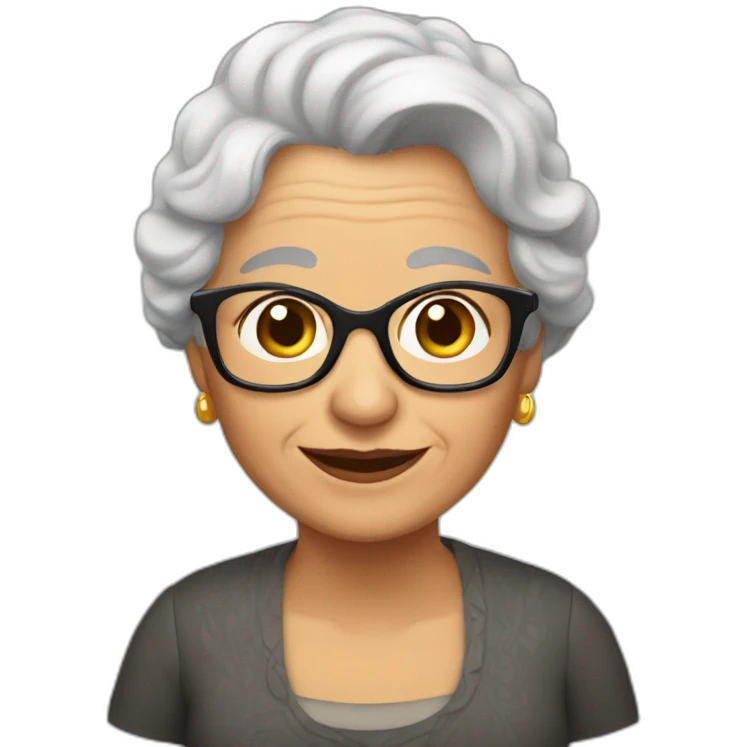 abuela morena emoji