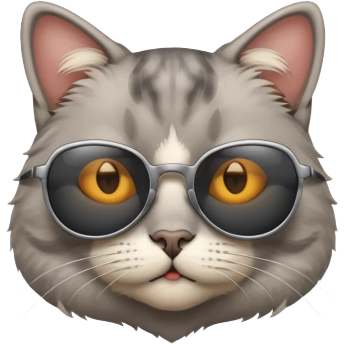 Cat wearing sunglasses emoji