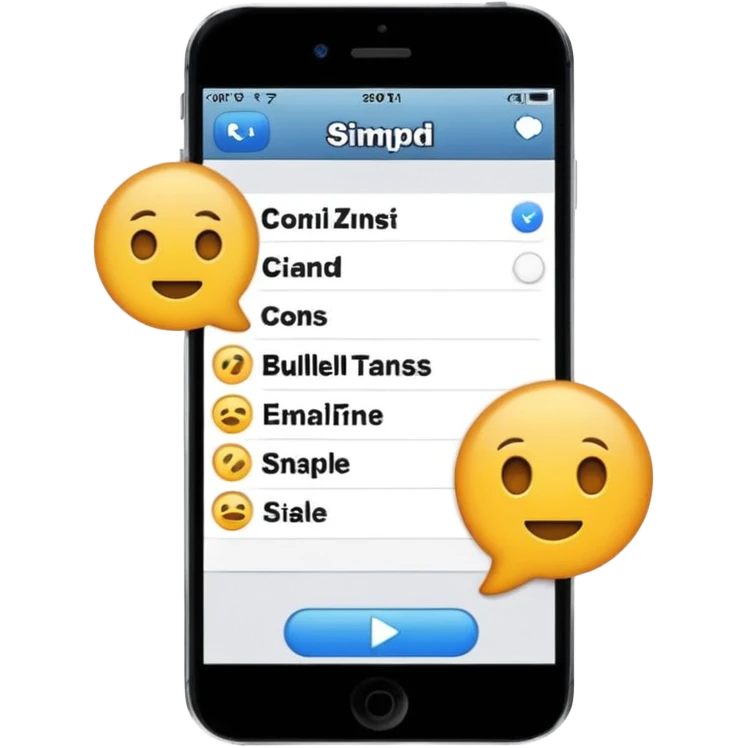 text list emoji