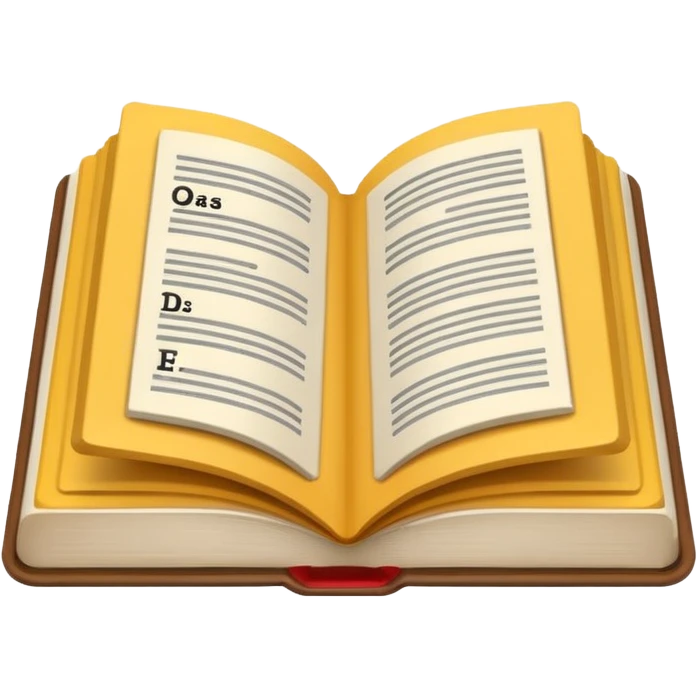 A minimalist emoji-style icon representing wordplay — symbolizing creativity with language. It features an open book or speech bubble merging with playful letters or word fragments, forming a clever visual pun. emoji