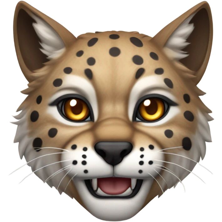mean bobcat emoji