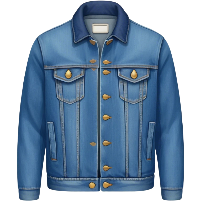A blue jacket  emoji