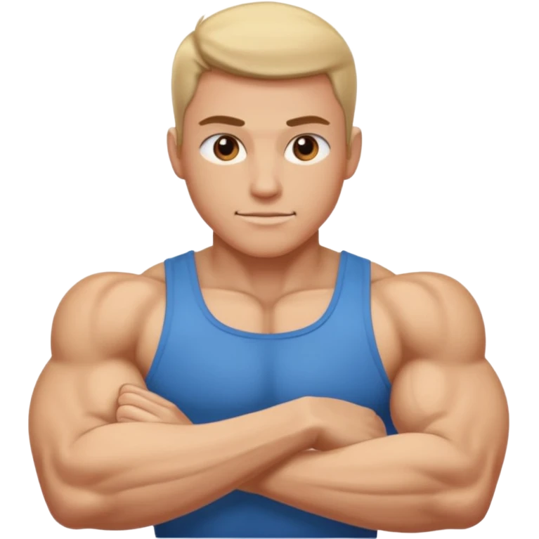 it is biceps, show triceps emoji