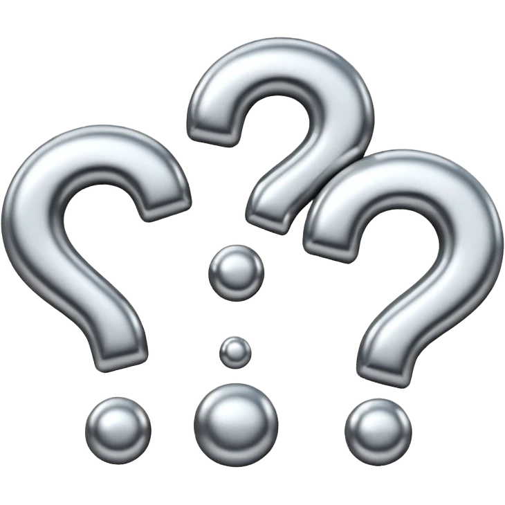 Question marks emoji