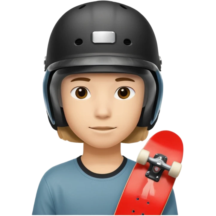 Skateboarder mugshot emoji