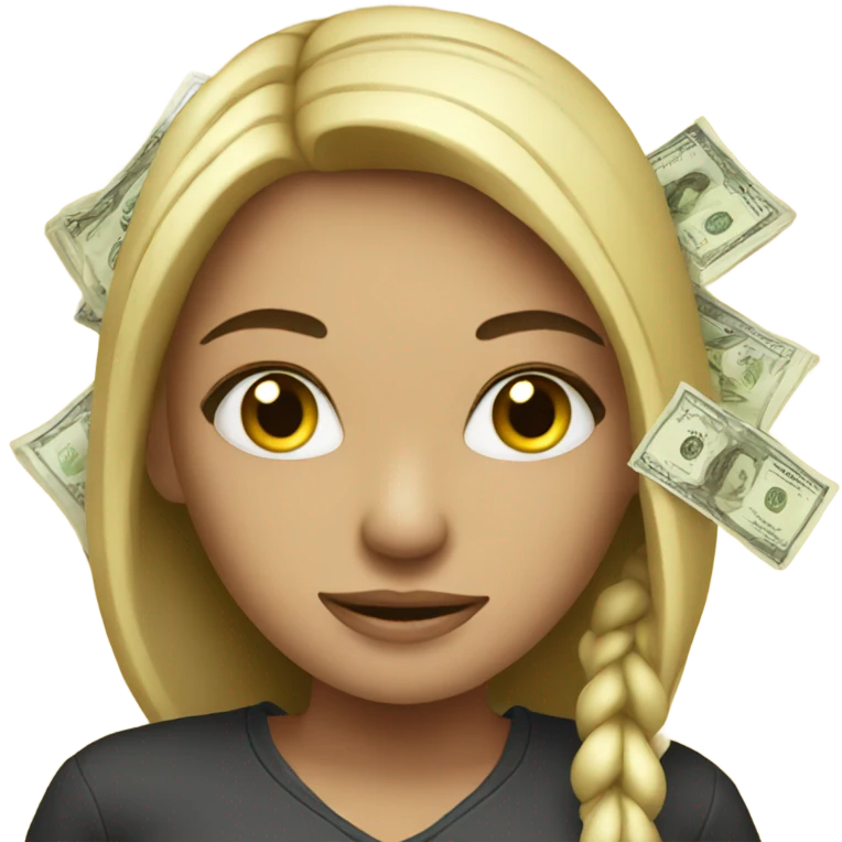 girl with money  emoji