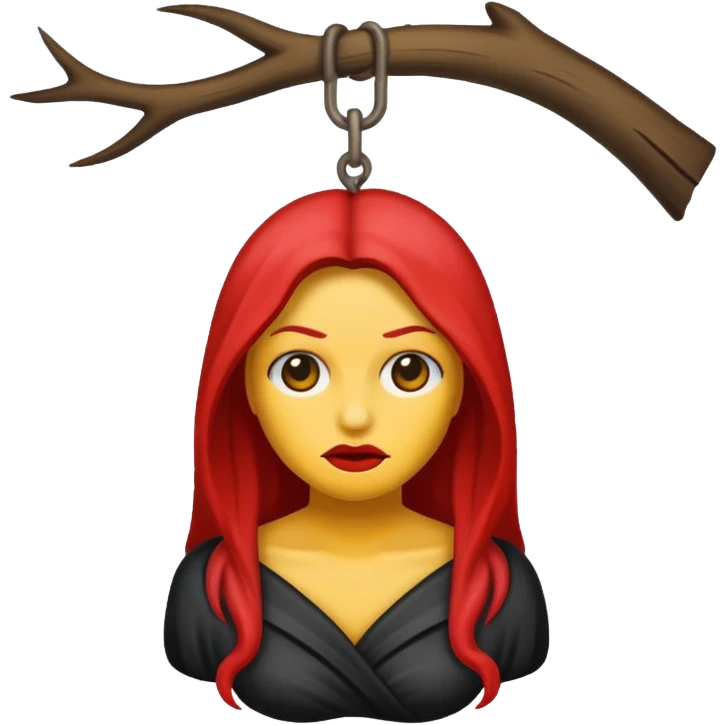 Dead hangwomen emoji