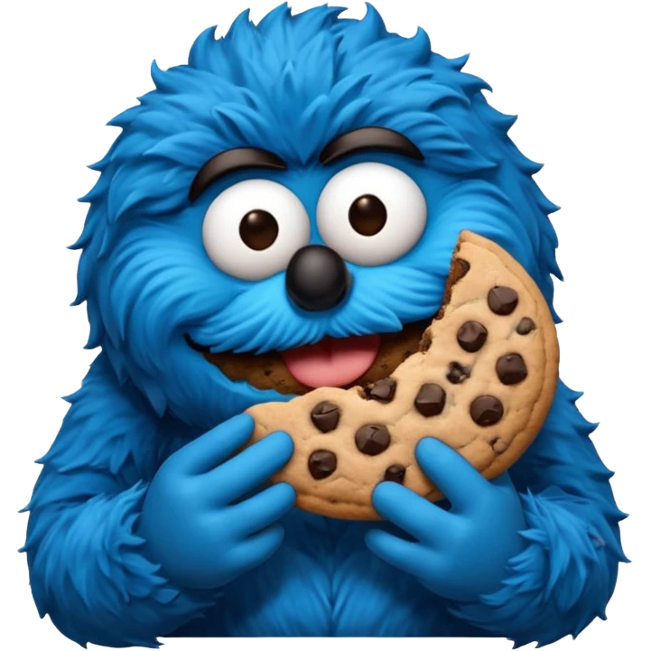 Cookie monster emoji