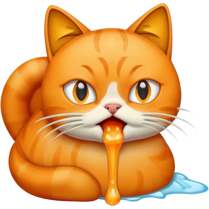 Gato vomitando emoji