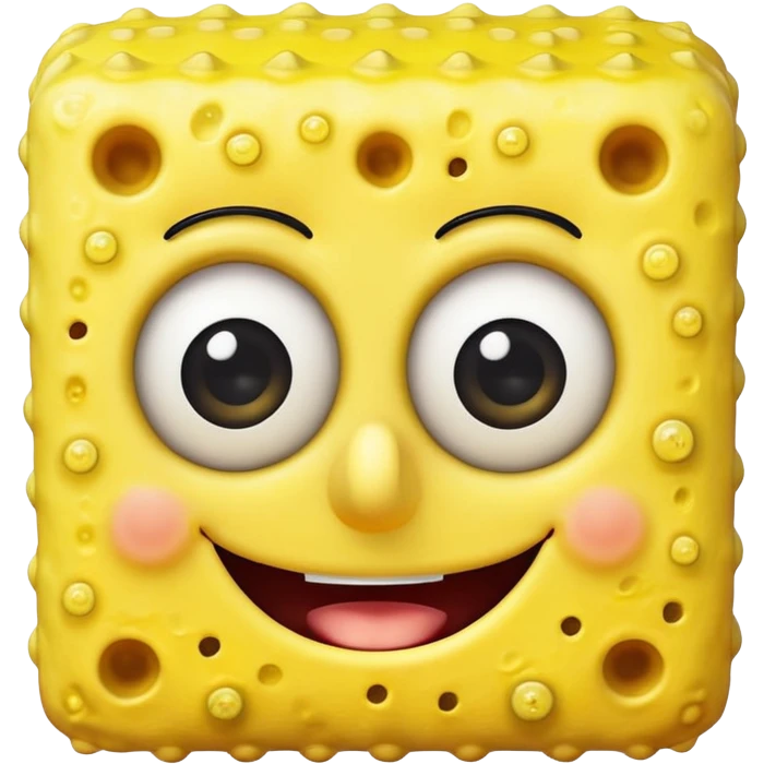 cute cartoon spongebob emoji