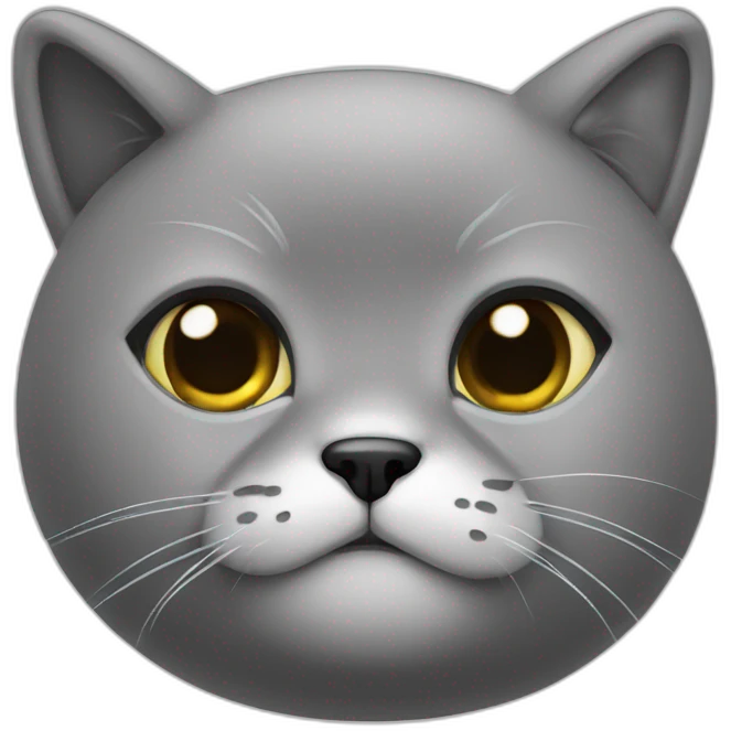 Chat animal triste emoji