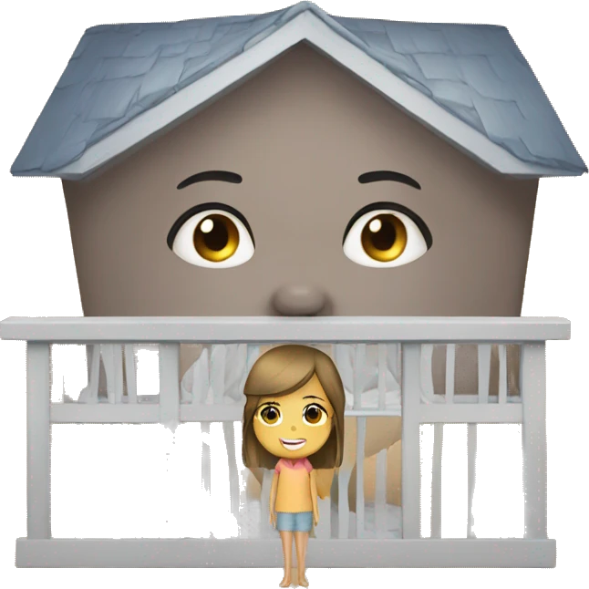 Girl home emoji