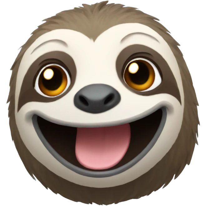 sloth smiling  emoji