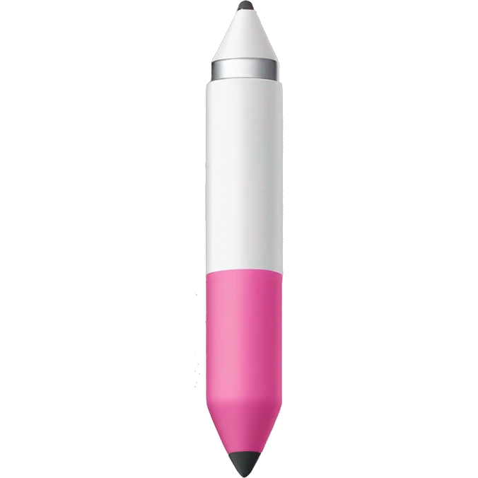 Apple Pencil with pink case emoji