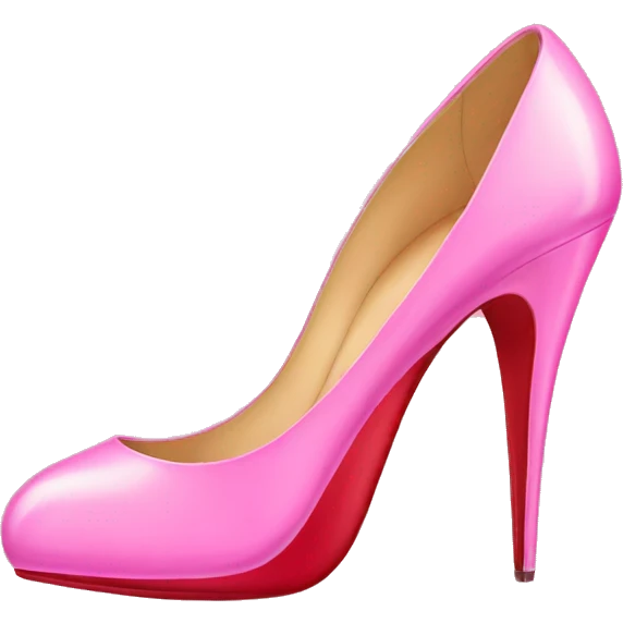 Pink louboutins emoji