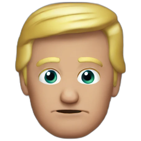 Trump mug shot emoji