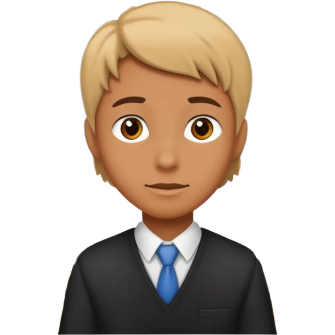 I am standing in the classroom. emoji