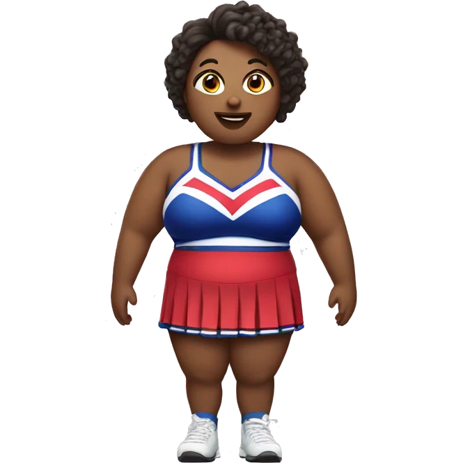 Fat Cheerleader emoji
