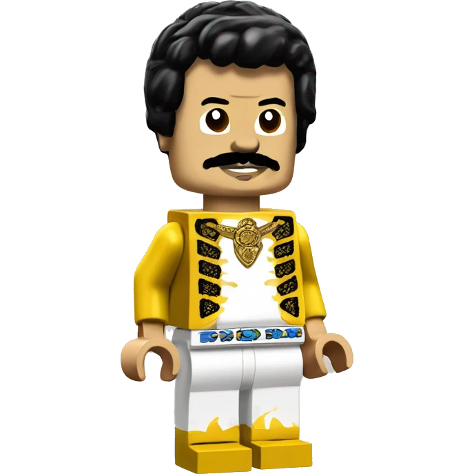 FREDDIE MERCURY lego full body emoji