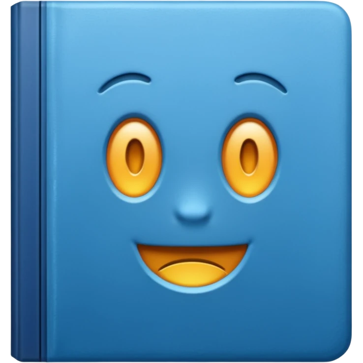 Book Blue emoji
