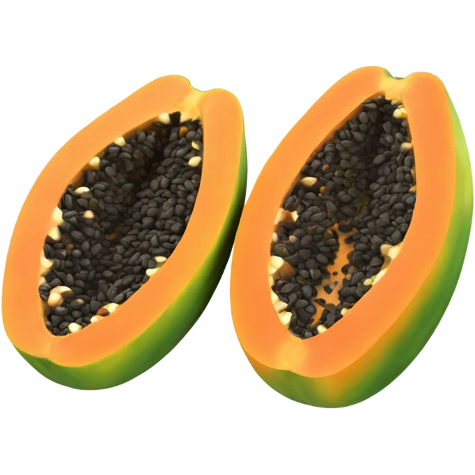 Papaya emoji