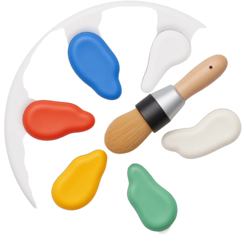 paint colors palette emoji