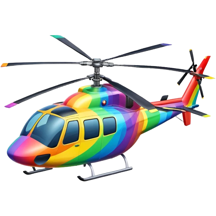 gay helicopter  emoji