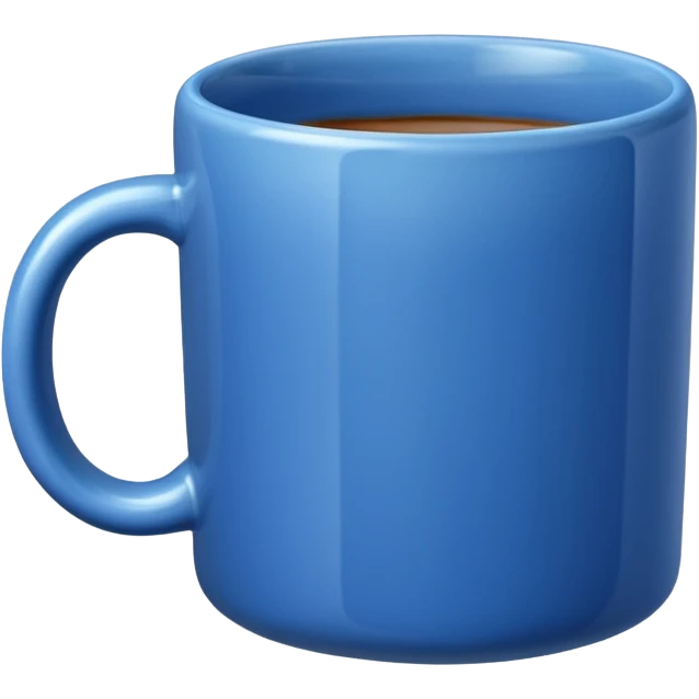 blue ceramic mug emoji