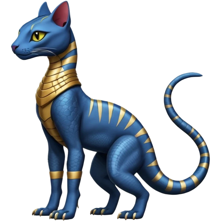 Salandit-Bastet-Fakémon-hybrid-creature (full body)  emoji