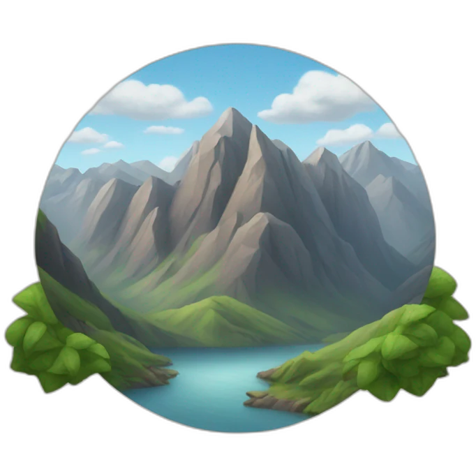 Mountains emoji