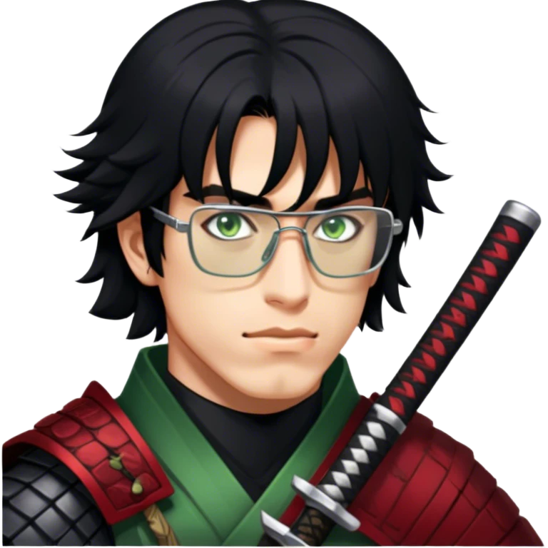 Fierce Samurai emoji