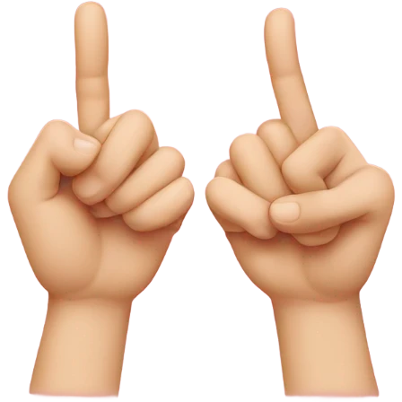 Pinky promise emoji