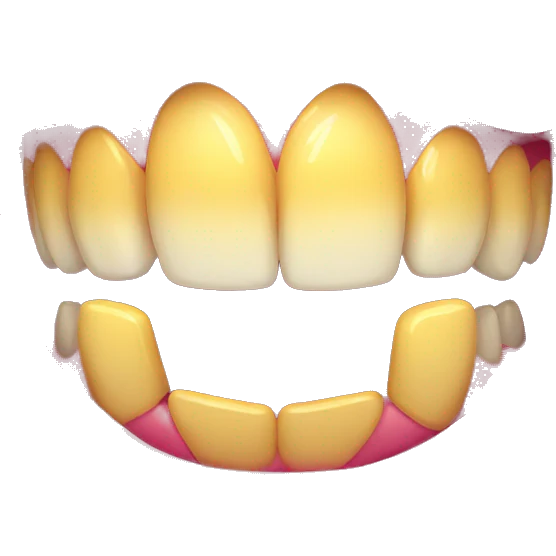 Gold teeth emoji