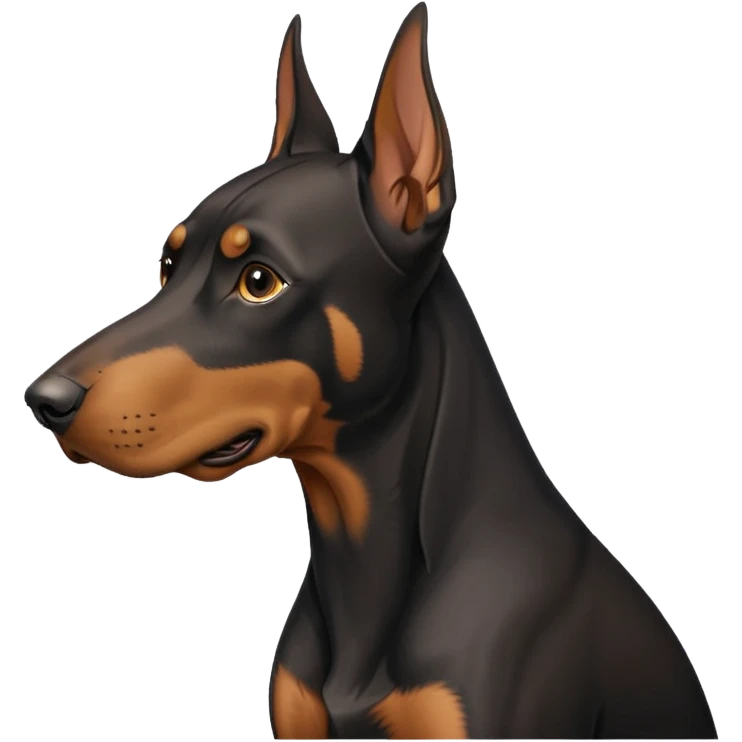 Dobermann european uncropped emoji