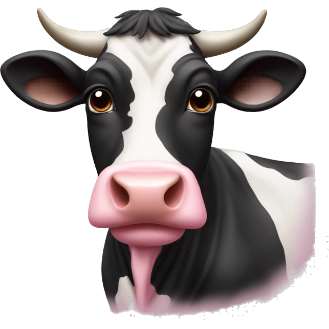 cow pink emoji