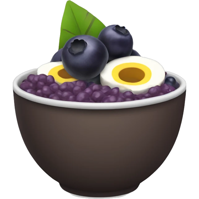 açaí bowl  emoji