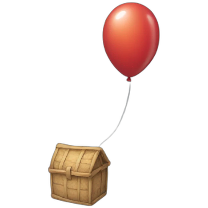 balloon at UP emoji